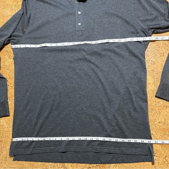 Peter Millar Men’s Cotton Cashmere Amble Long-Sleeve Polo Shirt Sz XL - Picture 8 of 13